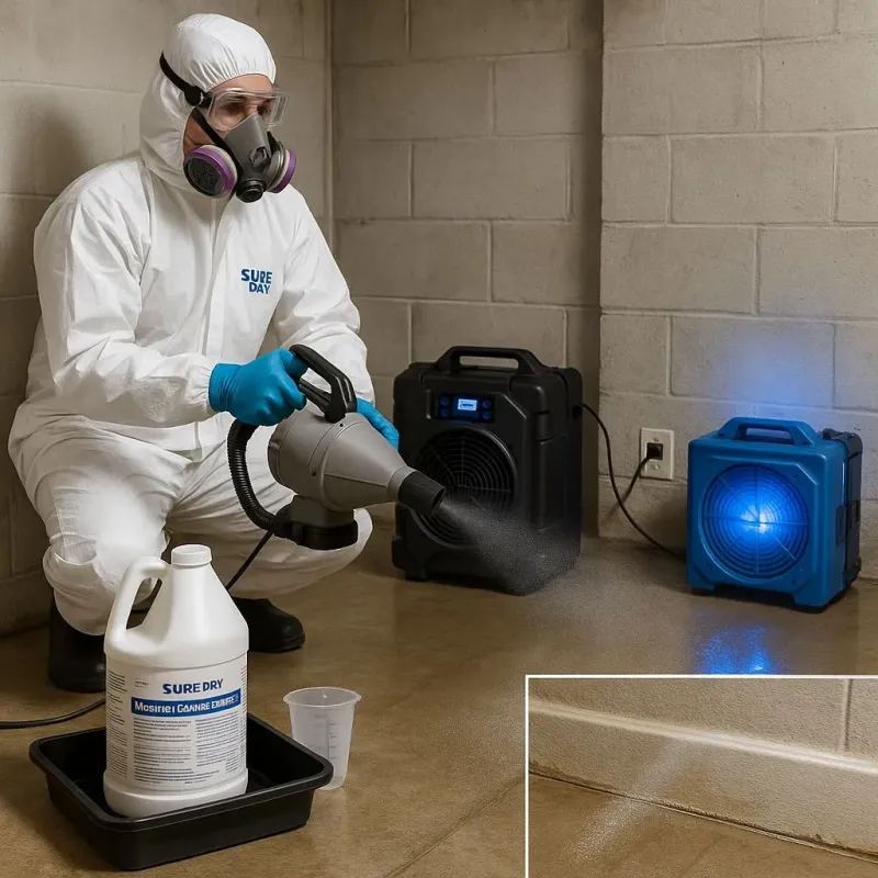 Sanitization and Odor Removal process in Oxford, KS