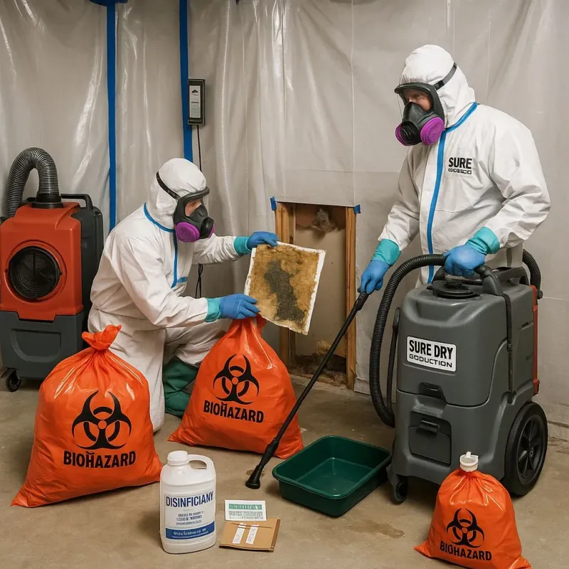 Contaminated Water Handling Protocols process in Oxford, KS